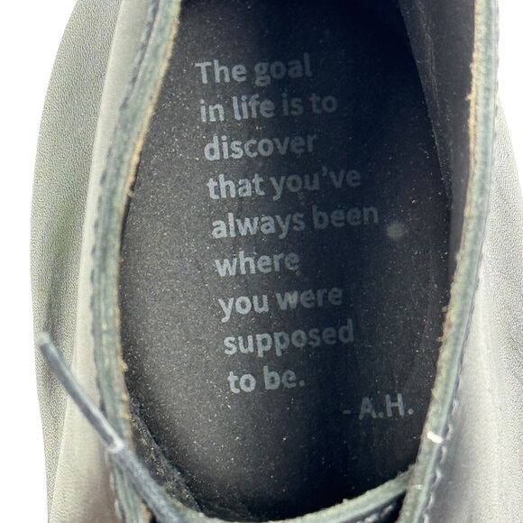 Helm Men's Declan Chukka Boots Natural Leather Black Sz 12 M Lace Up Modern NEW - Picture 9 of 11